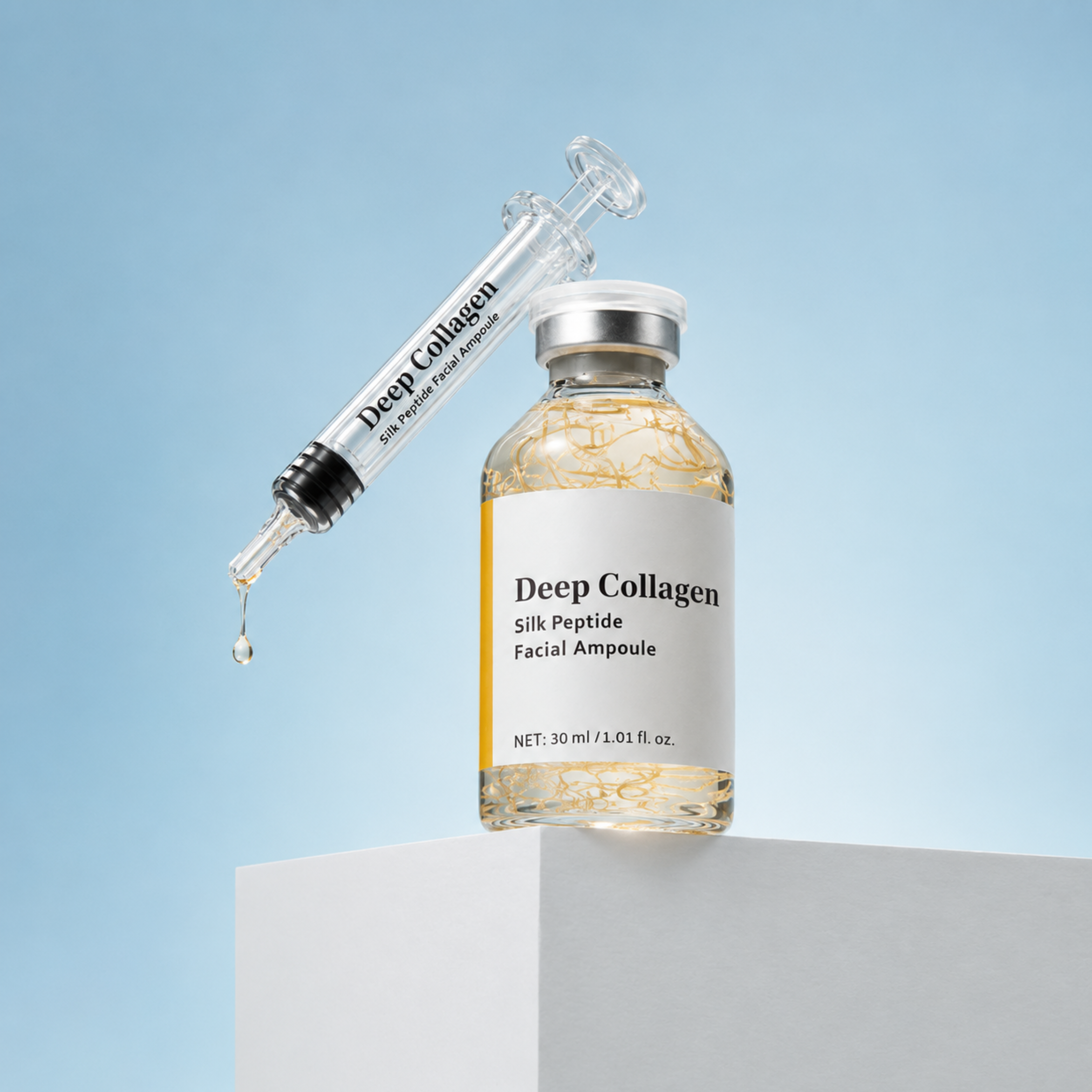 Deep Collagen - SILK PEPTIDE FACIAL AMPOULE