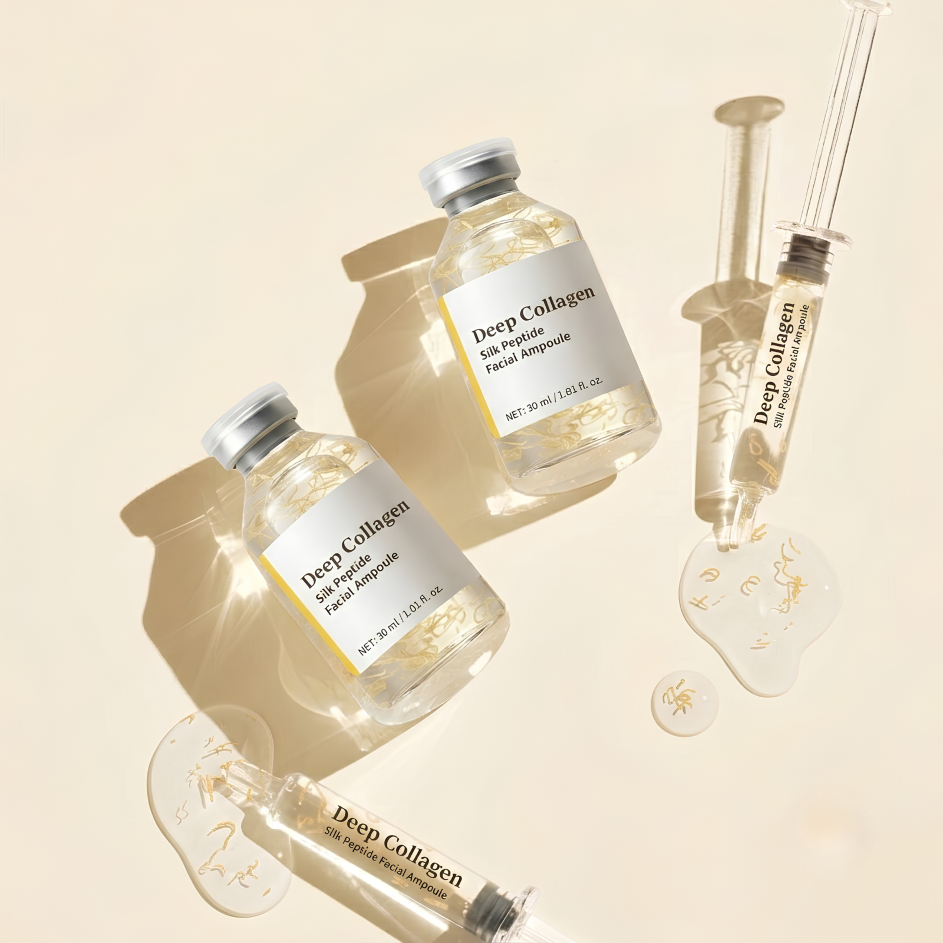 Deep Collagen - SILK PEPTIDE FACIAL AMPOULE